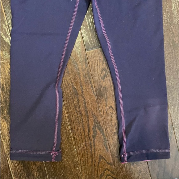 Lululemon pink purple wonderunder crop pant size 4 - Picture 3 of 12